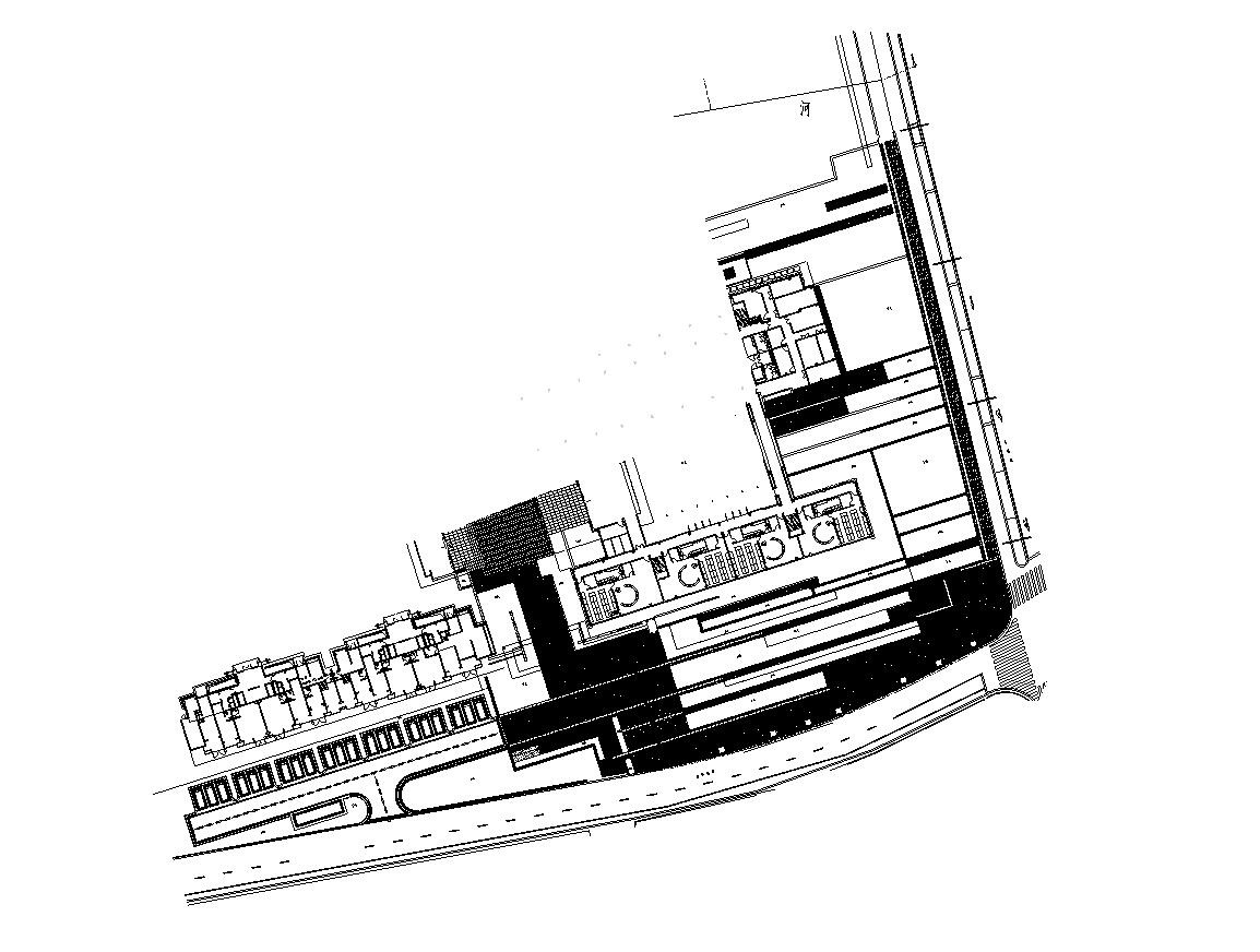 [上海]青浦徐泾万科天空之城居住区红线外景观施工图设...cad施工图下载【ID:161054143】