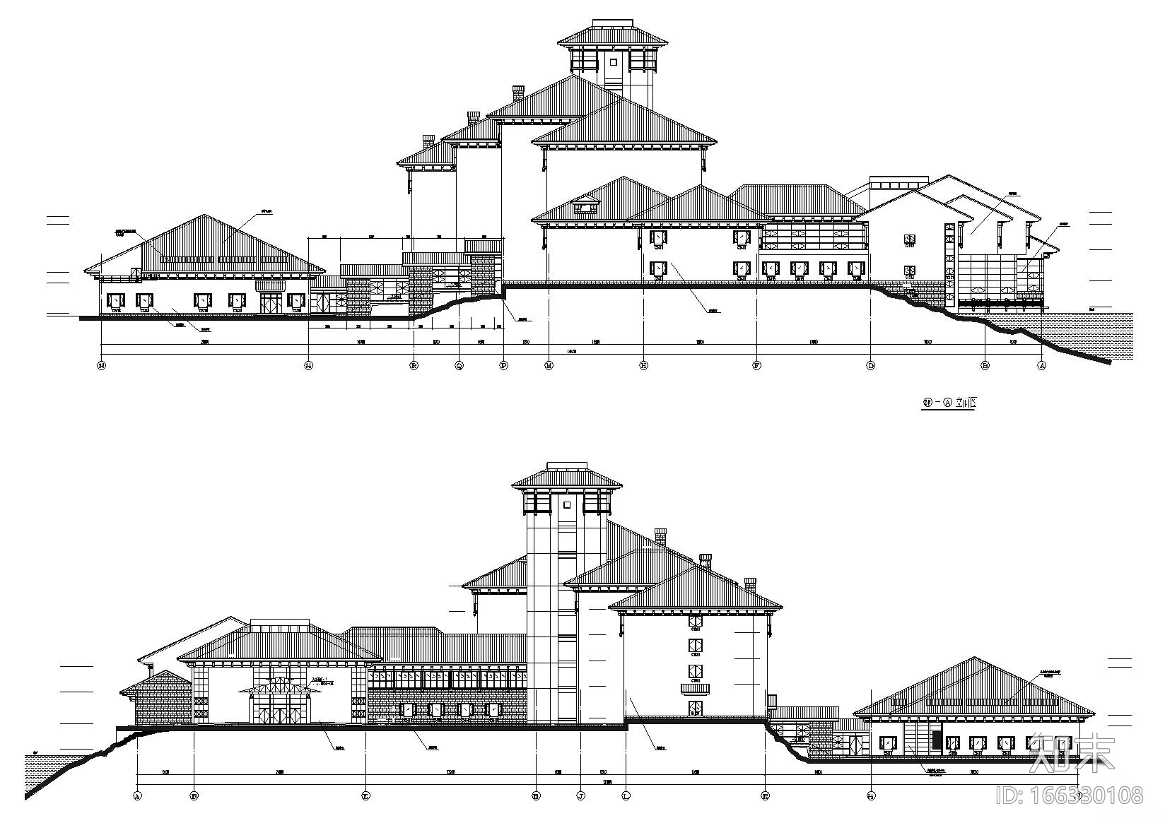 景德镇西山湖六层宾馆建筑工程项目施工图施工图下载【ID:166330108】