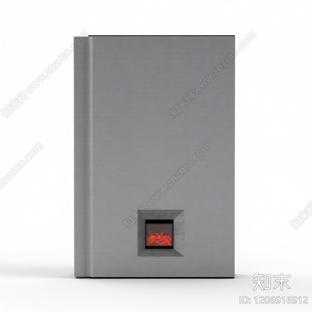 壁炉电视墙组合体3D模型下载【ID:1206916912】