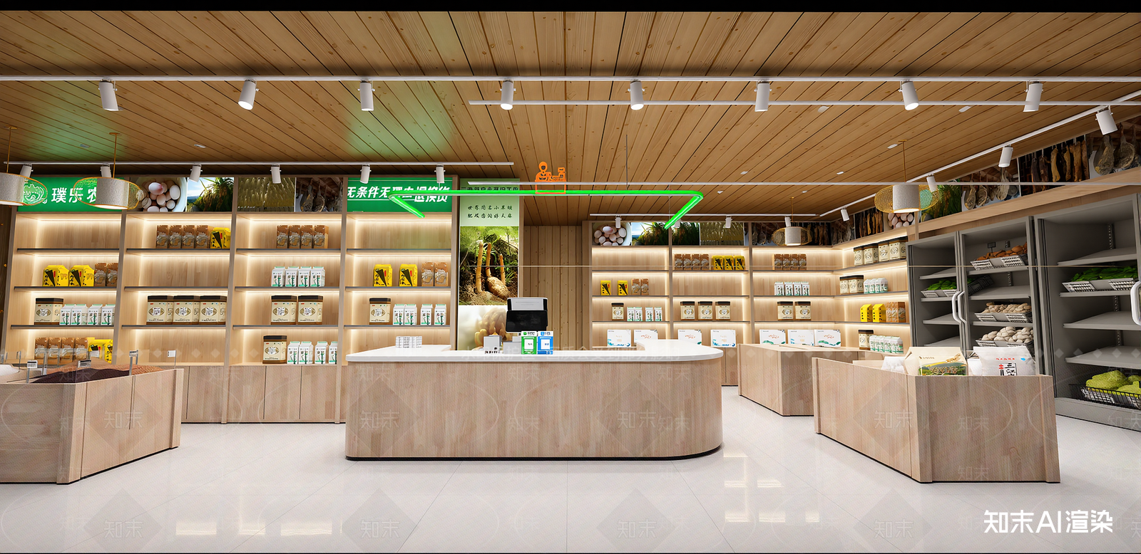 现代便利店SU模型草图