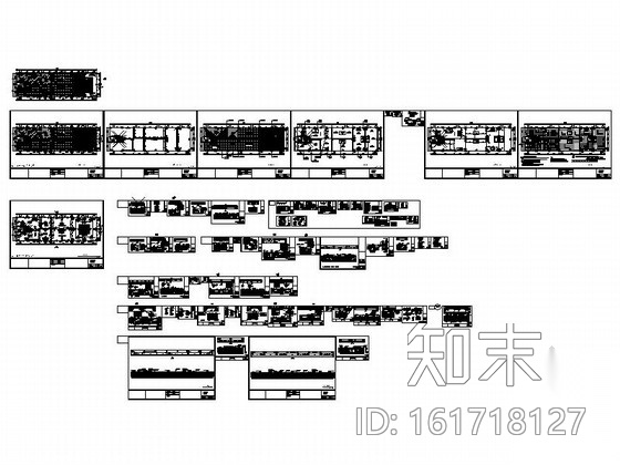 [广东]精品灯饰照明展厅专卖店室内装饰施工图cad施工图下载【ID:161718127】