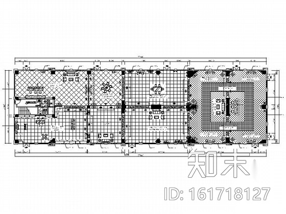 [广东]精品灯饰照明展厅专卖店室内装饰施工图cad施工图下载【ID:161718127】