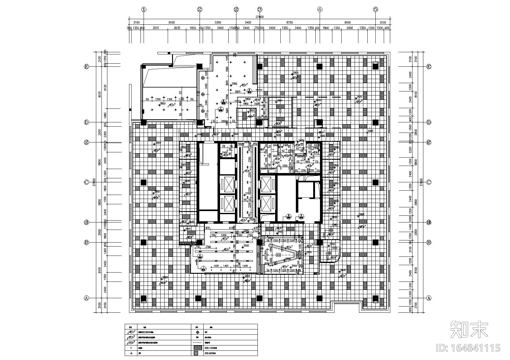 [四川]戴尔成都旗舰店办公室CAD施工图cad施工图下载【ID:164841115】