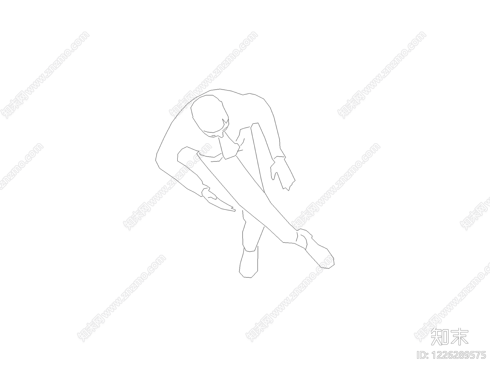 人物cad施工图下载【ID:1226289575】