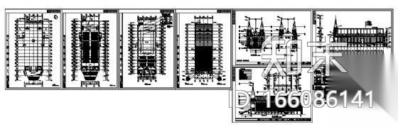 [哥特风格]教堂建筑方案图施工图下载【ID:166086141】