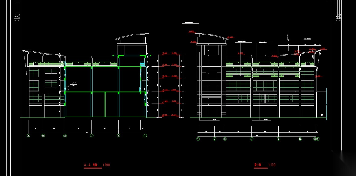 3套临城农贸市场建筑施工图（CAD文件及建筑设计说明书...cad施工图下载【ID:151512144】