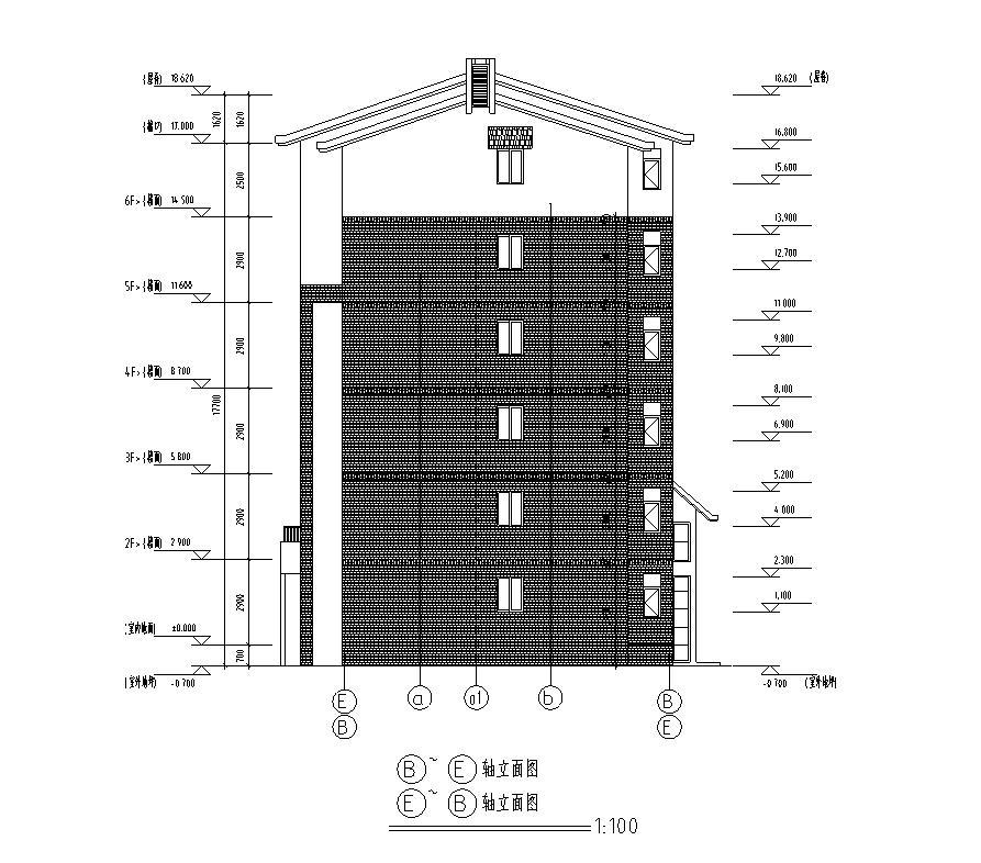 [宁夏]多层框架结构住宅建筑施工图（含多套施工图）施工图下载【ID:149778130】