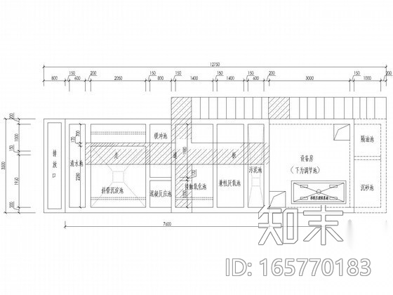 [广东]喷漆废水处理工程施工图纸（含施工方案）cad施工图下载【ID:165770183】