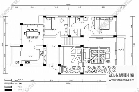 施工图现代简约风格四层花园别墅装修图含实景照片cad施工图下载【ID:531982302】