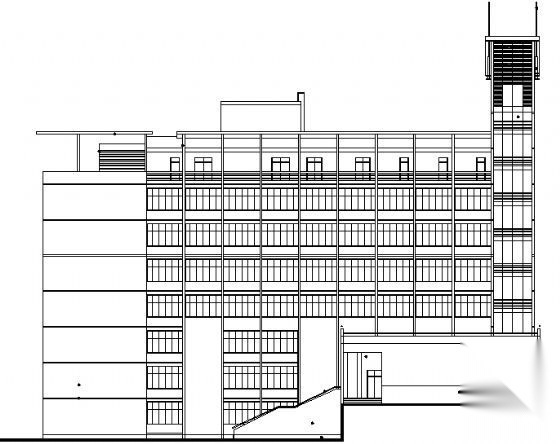 万洲公安局建筑施工图施工图下载【ID:168318109】