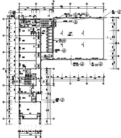 万洲公安局建筑施工图施工图下载【ID:168318109】