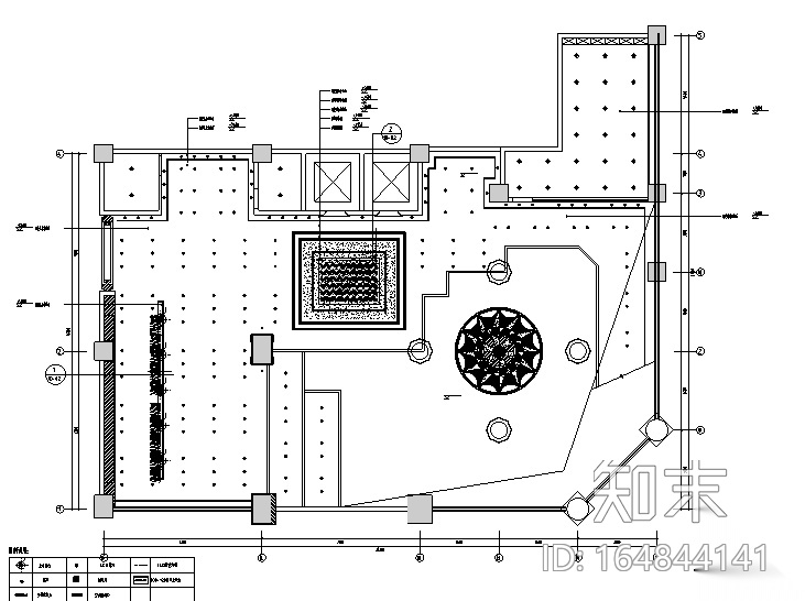 [福建]混搭风格酒店餐饮空间设计施工图（附效果图）cad施工图下载【ID:164844141】