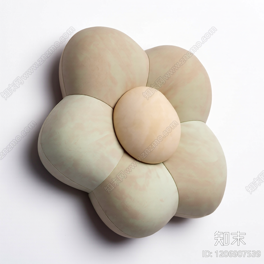 花朵造型靠垫3D模型下载【ID:1206907539】