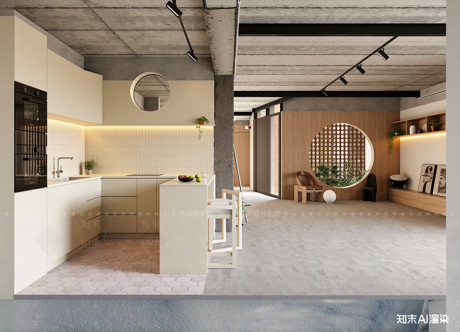 工业风民宿3D模型下载【ID:1214254818】