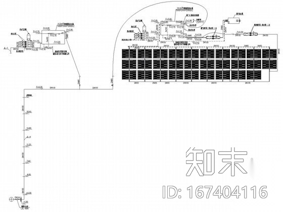 七层宿舍楼给排水施工图（太阳能热水）cad施工图下载【ID:167404116】