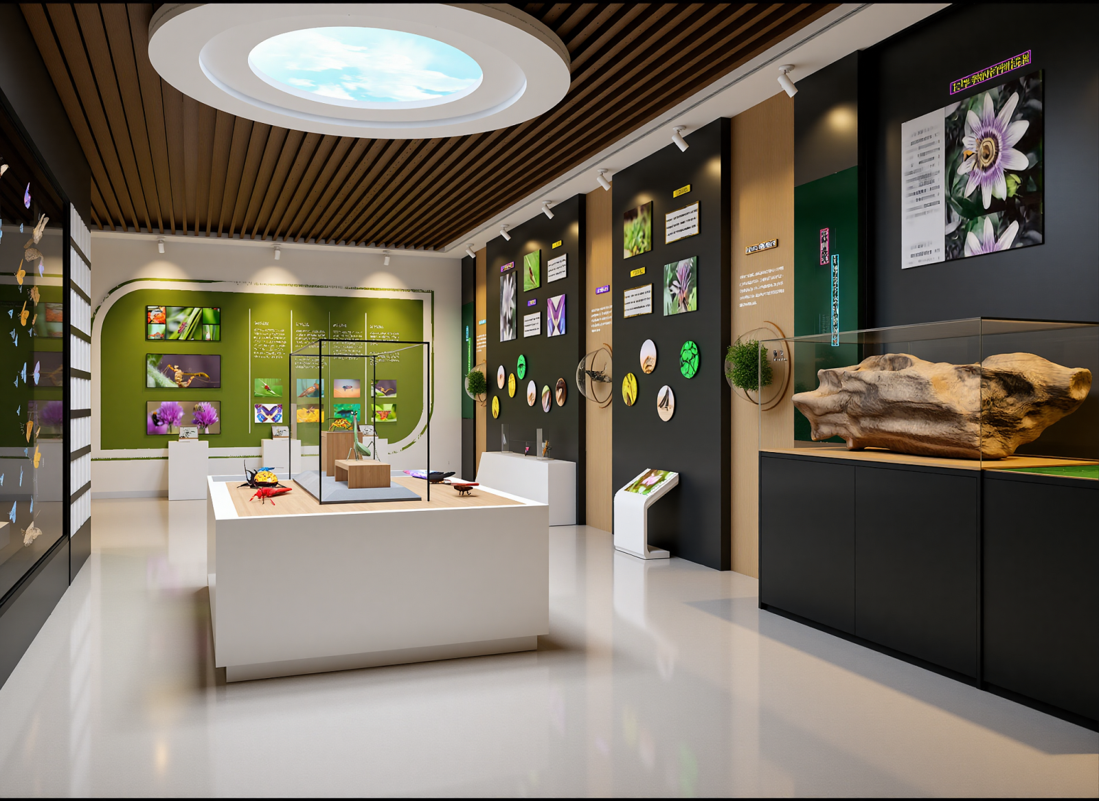 新中式科学展厅3D模型下载【ID:1214330830】