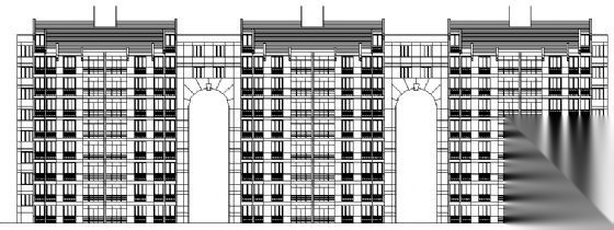 遵义市外环路沙河区修建性规划住宅楼方案图5cad施工图下载【ID:149848106】