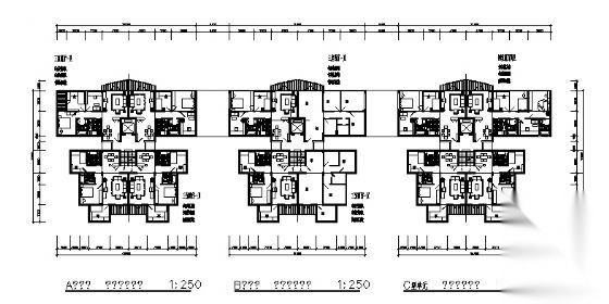 遵义市外环路沙河区修建性规划住宅楼方案图5cad施工图下载【ID:149848106】