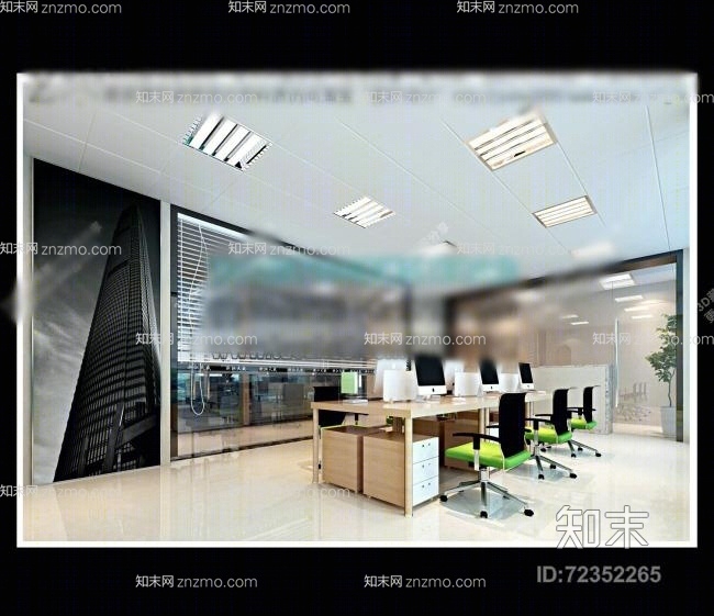 办公室283D模型下载【ID:72352265】