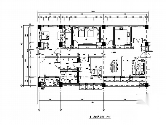 [海南]地中海风格五层医疗保健中心建筑施工图cad施工图下载【ID:165609170】