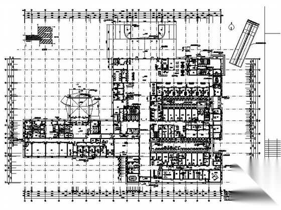 [海南]地中海风格五层医疗保健中心建筑施工图cad施工图下载【ID:165609170】