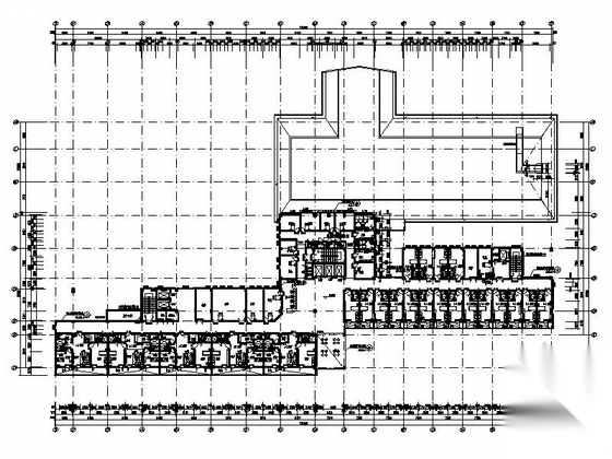 [海南]地中海风格五层医疗保健中心建筑施工图cad施工图下载【ID:165609170】