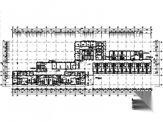 [海南]地中海风格五层医疗保健中心建筑施工图cad施工图下载【ID:165609170】