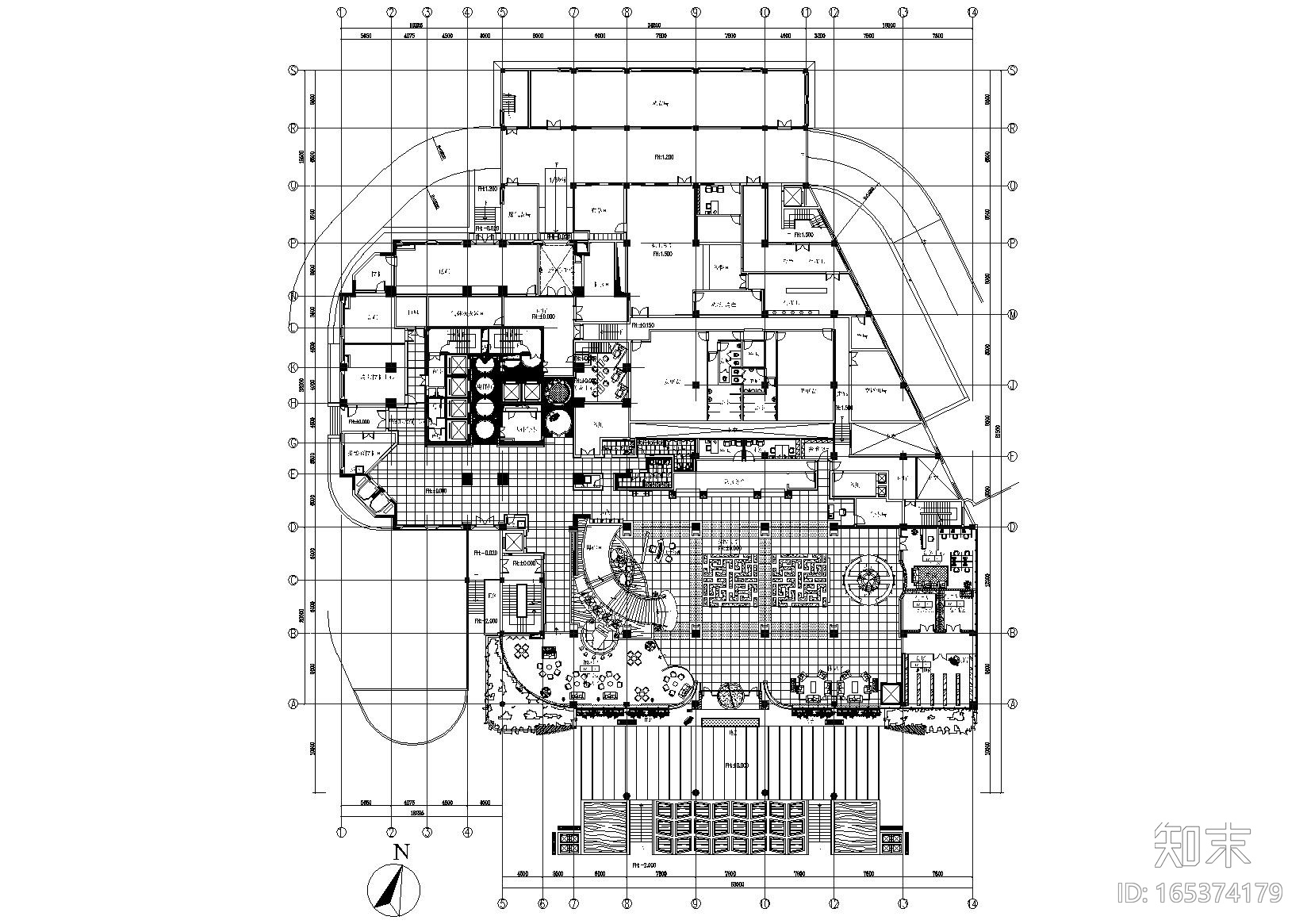 [浙江]诸暨耀江开元名都酒店施工图+效果图cad施工图下载【ID:165374179】