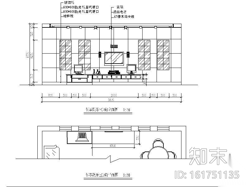 欧式三层别墅装修图.cad施工图下载【ID:161751135】