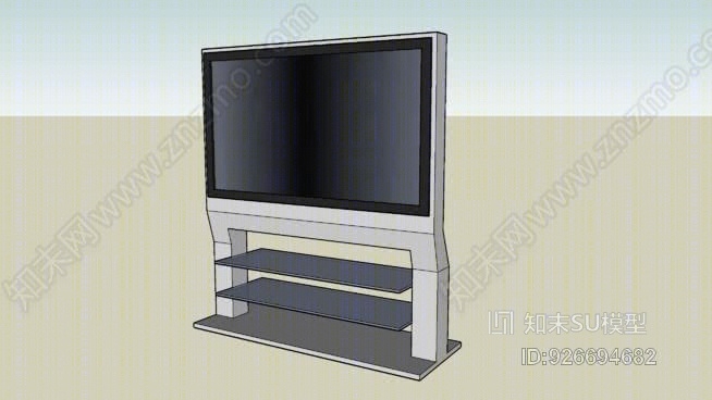 电视机SU模型下载【ID:926694682】