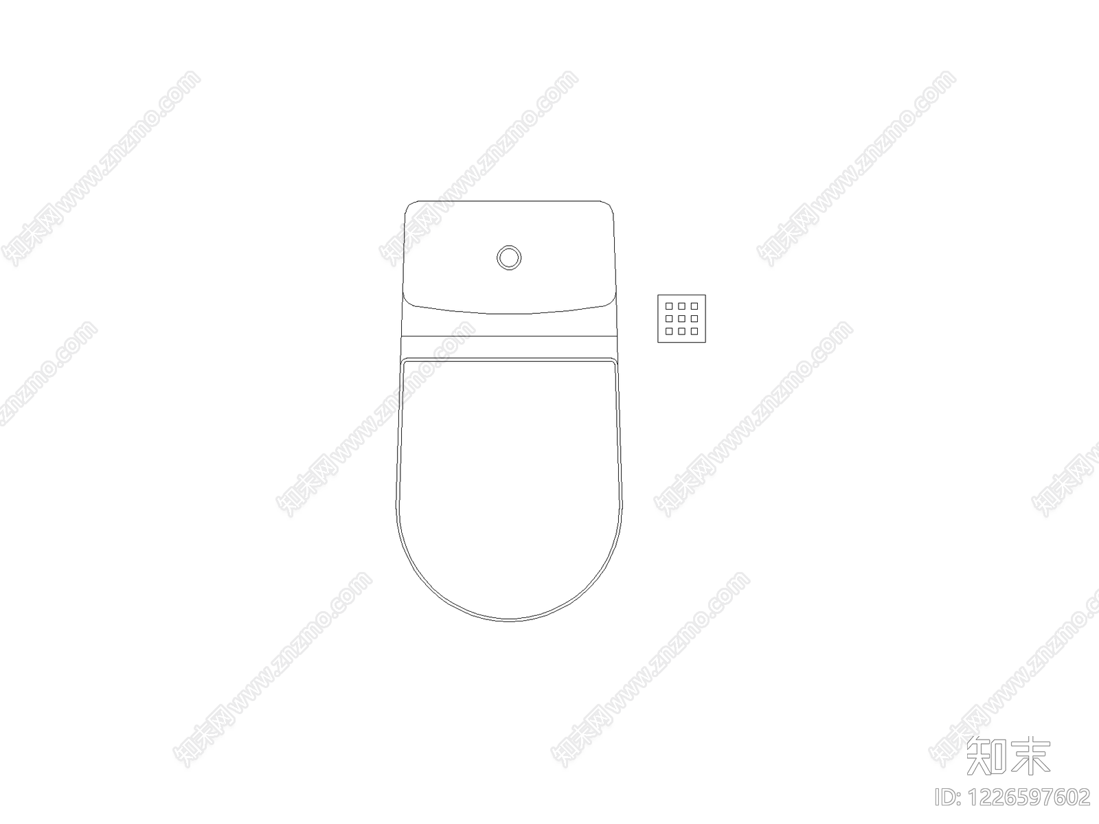 卫浴设施cad施工图下载【ID:1226597602】