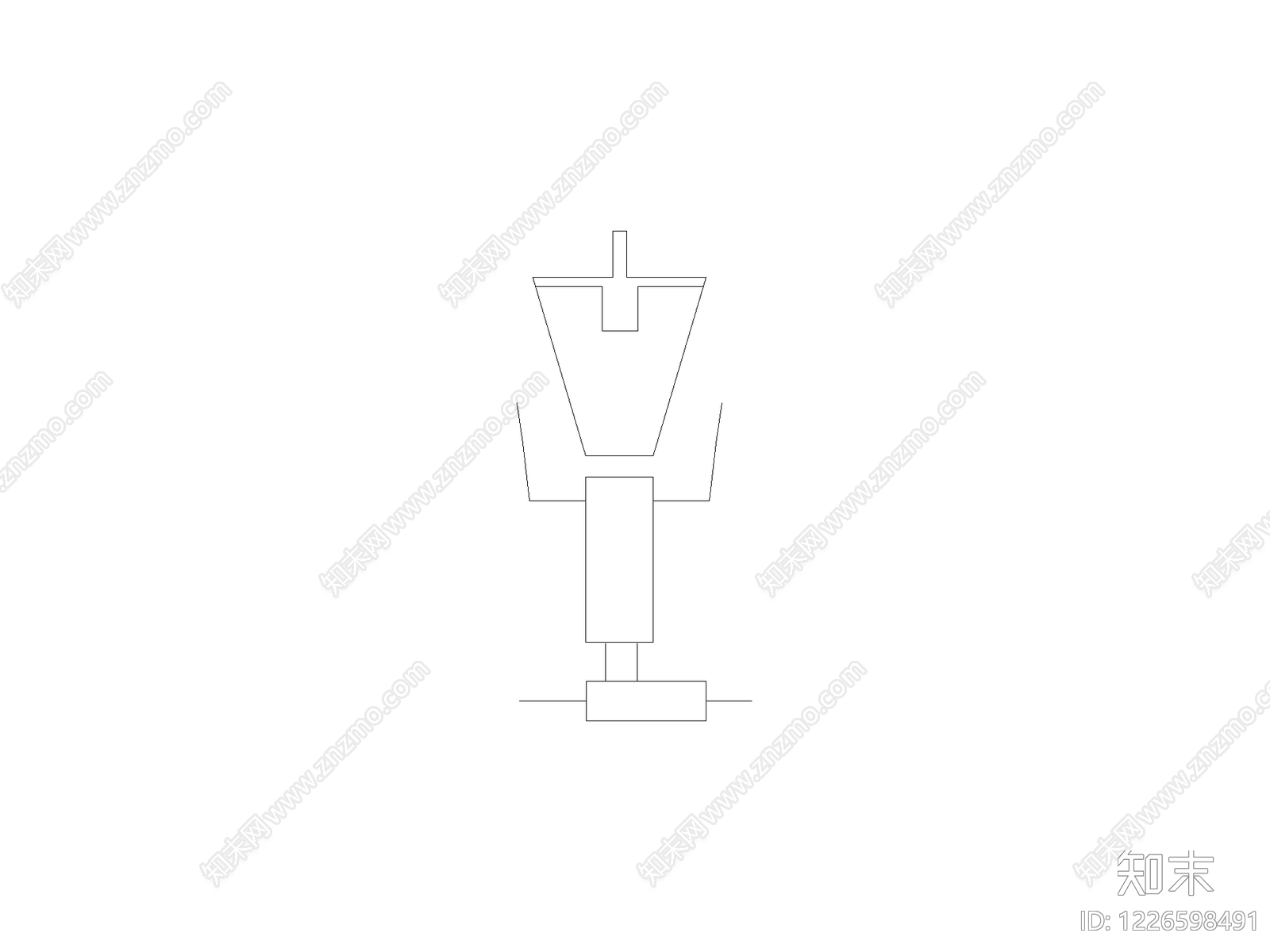 现代开关插座CAD图纸