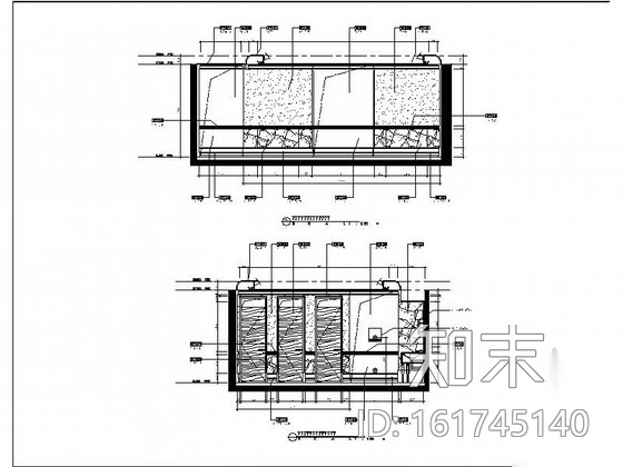 [重庆]某酒店会议层公共洗手间施工图cad施工图下载【ID:161745140】