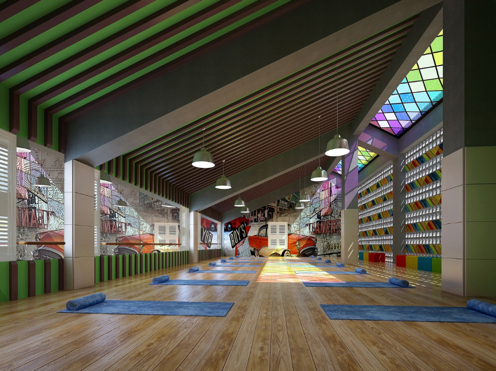 小兰花艺术培训学校室内设计实景图cad施工图下载【ID:161685153】