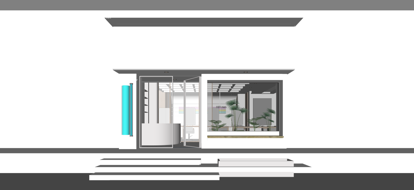 现代理发店SU模型下载【ID:1216023480】