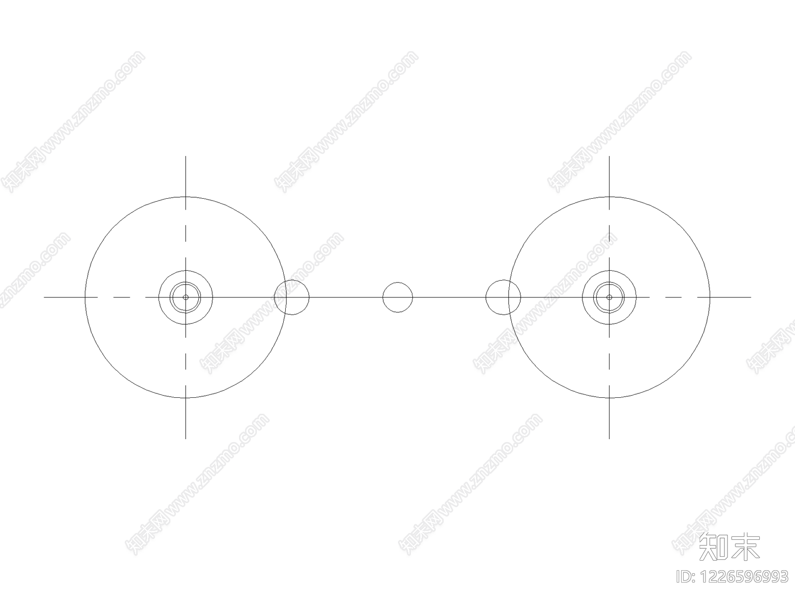 现代五金管件CAD图纸