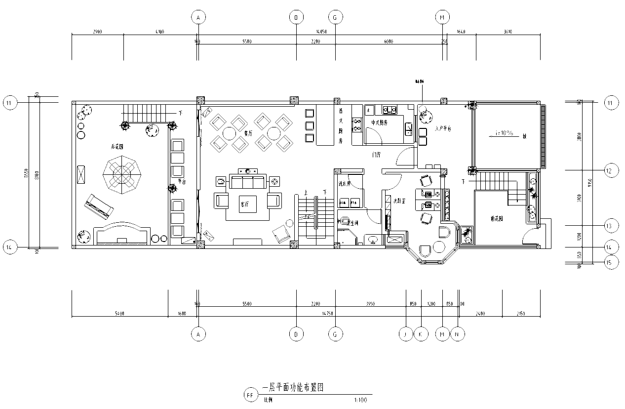 [四川]雅安某三层现代风格别墅设计施工图cad施工图下载【ID:161771132】