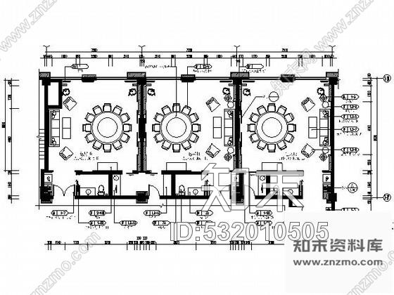 施工图五星酒店中餐包房施工图cad施工图下载【ID:532010505】