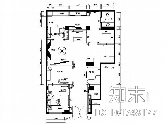 [广西]品牌家具专卖店室内装修图施工图下载【ID:161749177】