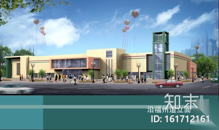 [福建]某商场超市平面cad施工图下载【ID:161712161】