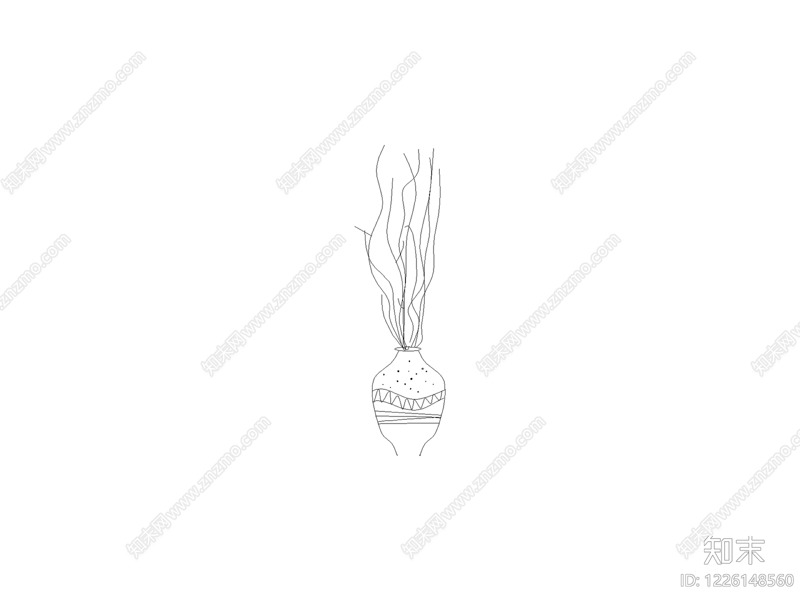 摆件cad施工图下载【ID:1226148560】