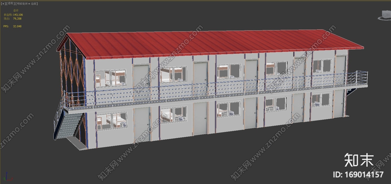 工人板房CG模型下载【ID:169014157】