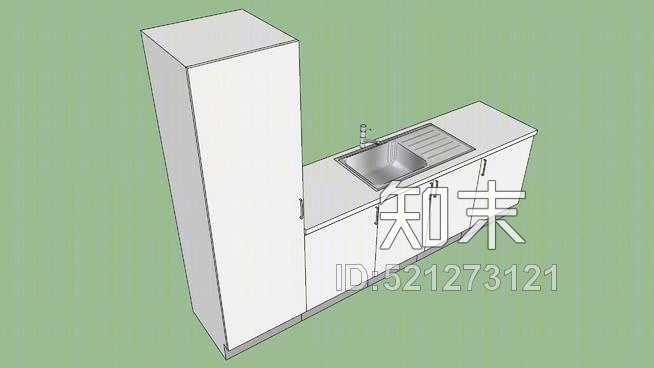 厨房宜家SU模型下载【ID:521273121】