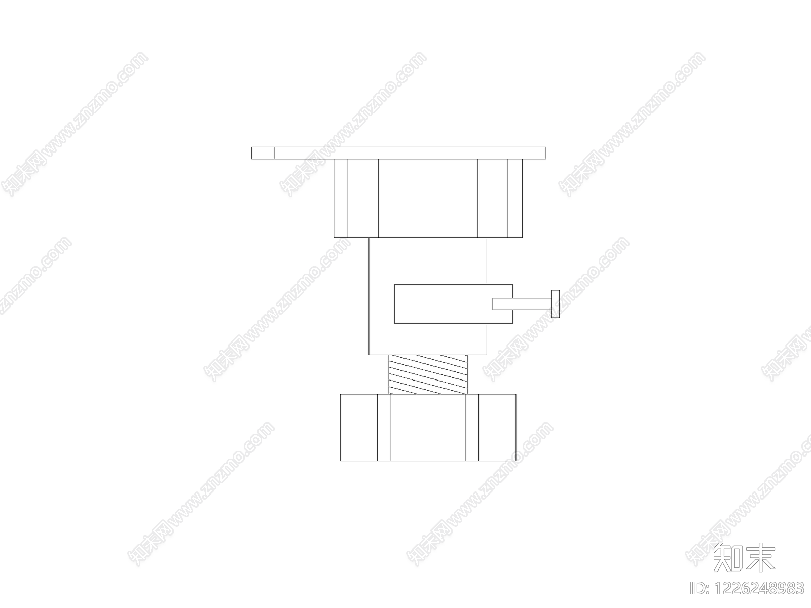 现代橱柜施工图cad施工图下载【ID:1226248983】