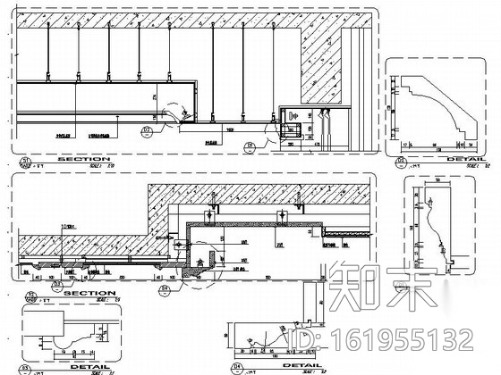 [昆山]五星级商务酒店宴会厅装修施工图（含效果）cad施工图下载【ID:161955132】