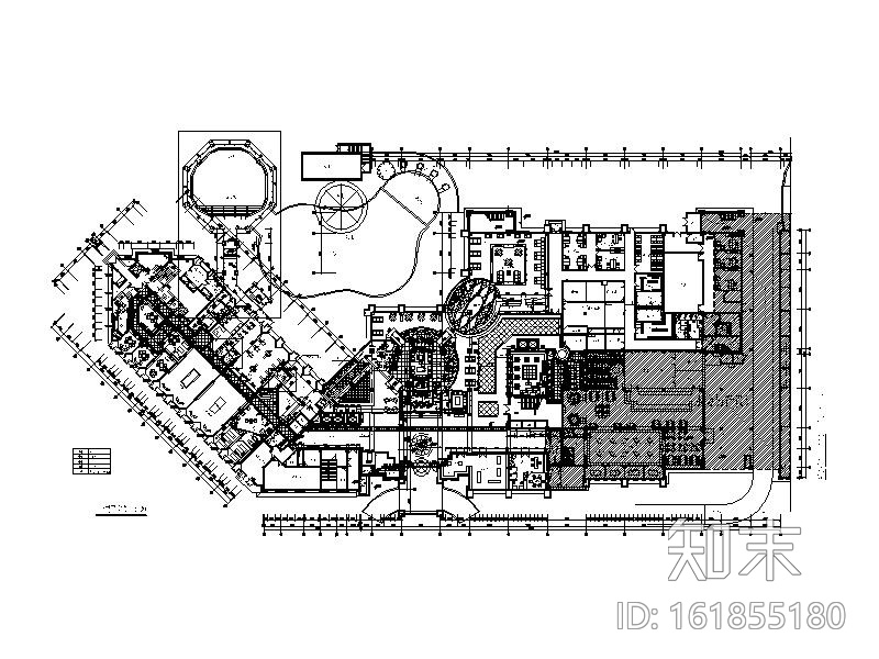 [江苏]全套高端酒店设计CAD施工图（含实景图）cad施工图下载【ID:161855180】