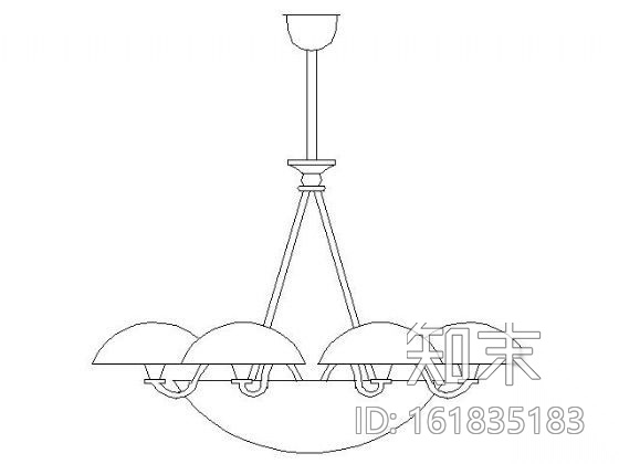 常用灯具图块cad施工图下载【ID:161835183】