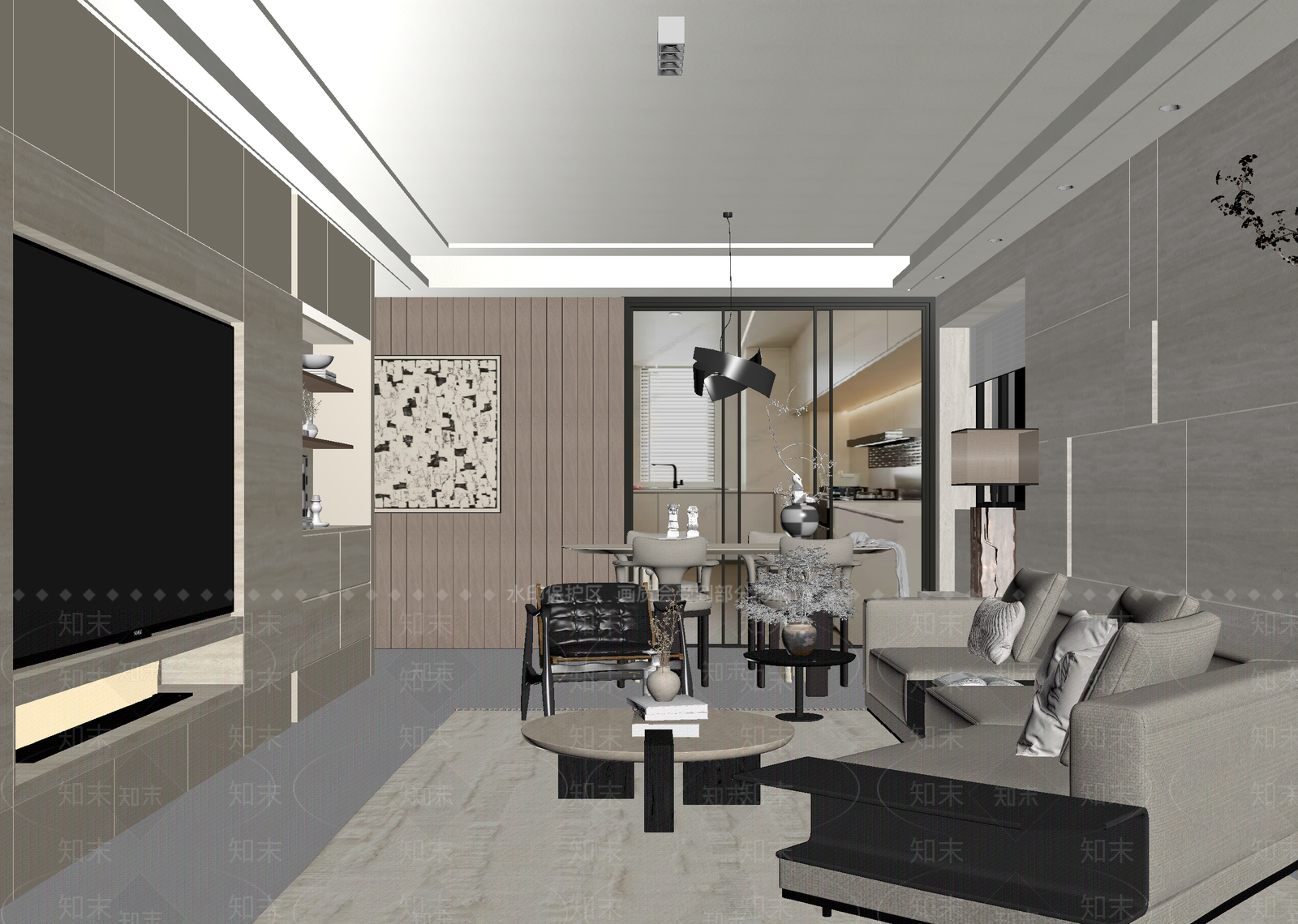 意式客餐厅3D模型下载【ID:1215187749】