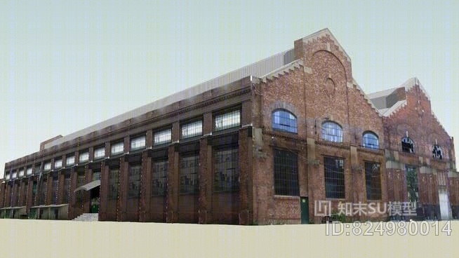 工厂sportaréna（前工具箱）SU模型下载【ID:824980014】