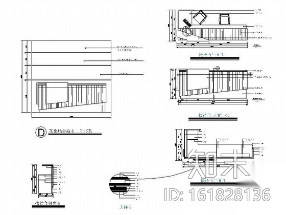 某设计公司办公空间装修图cad施工图下载【ID:161828136】